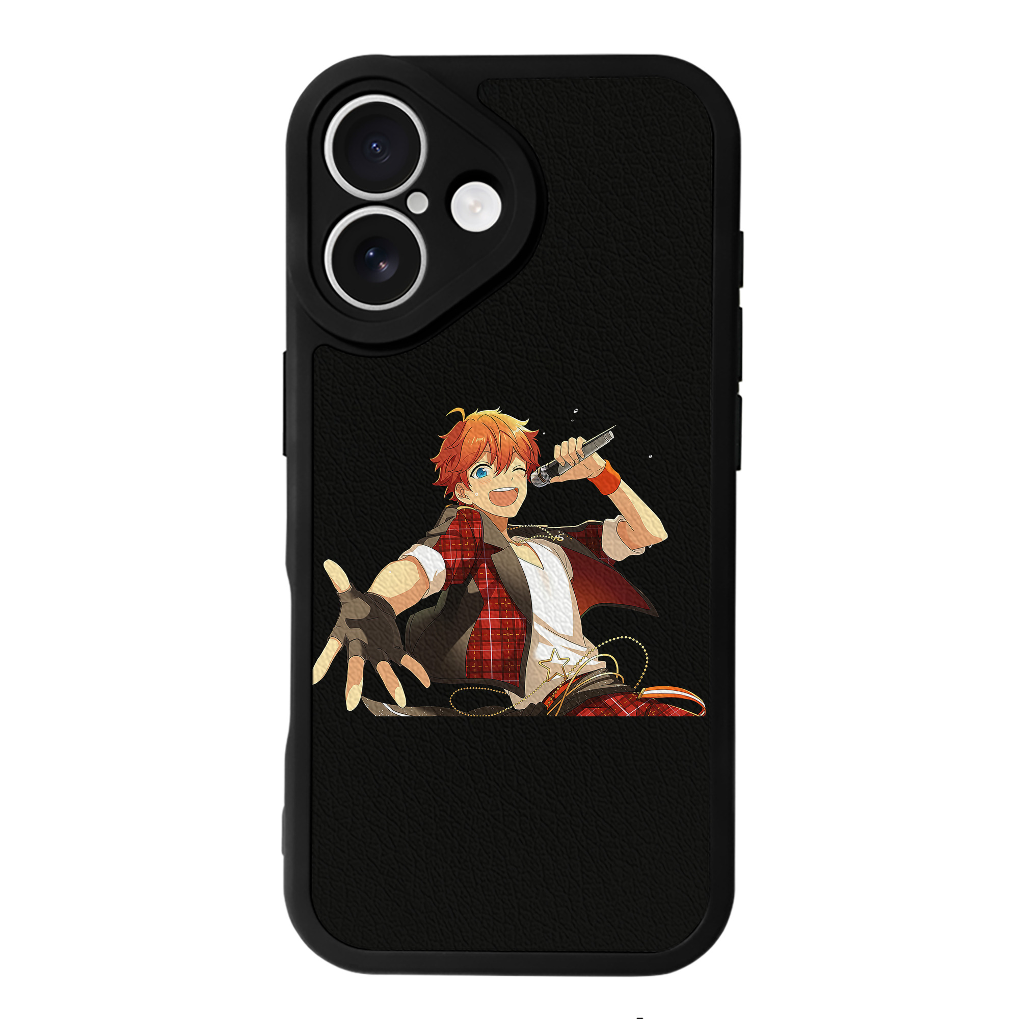 （画像用） あんさんぶるスターズ! Ensemble Stars 【iPhone 16シリーズ対応】シリコンスマホケース（レザー調） 材質：シリコン